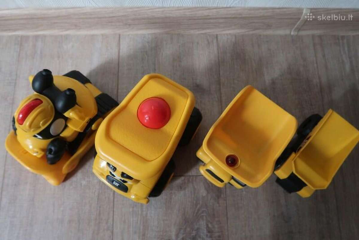 Cat sunkvežimiai, buldozeris - construction toys - nuotraukos Nr. 4