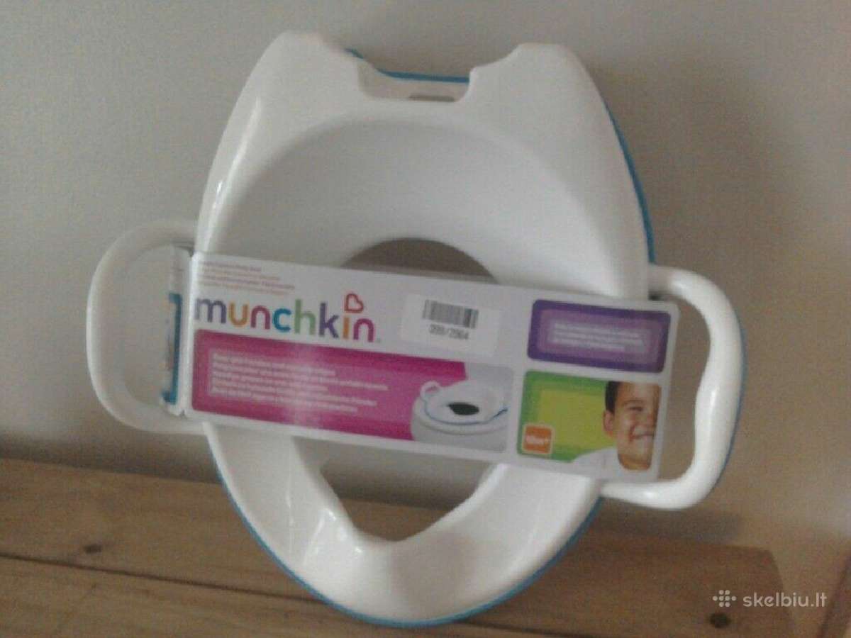 Nauja Munchkin tualeto sėdynė su rankenomis - nuotraukos Nr. 2
