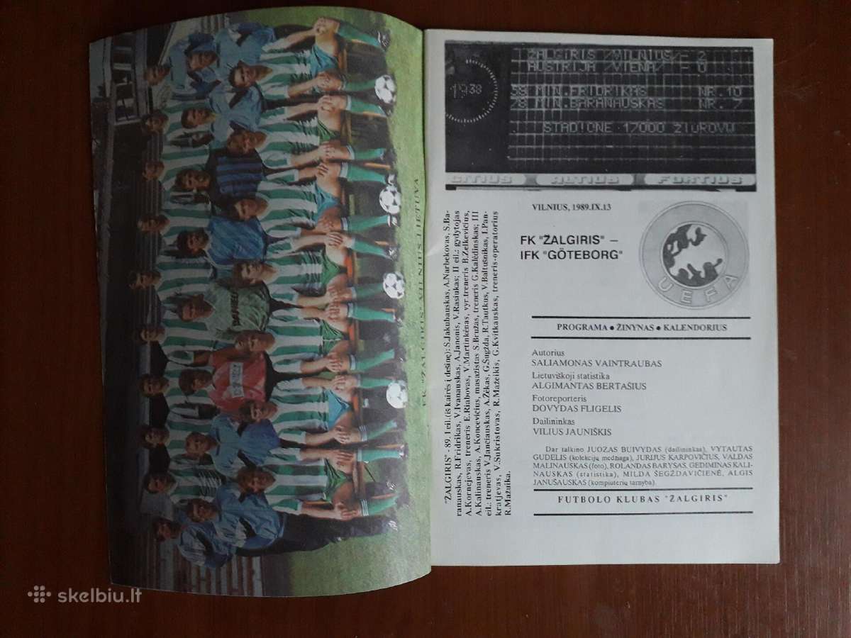 Vilniaus "Žalgiris"- ifk"goteborg" programa 89m - nuotraukos Nr. 2