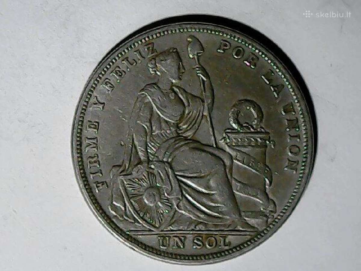 Peru 1 solis, 1924