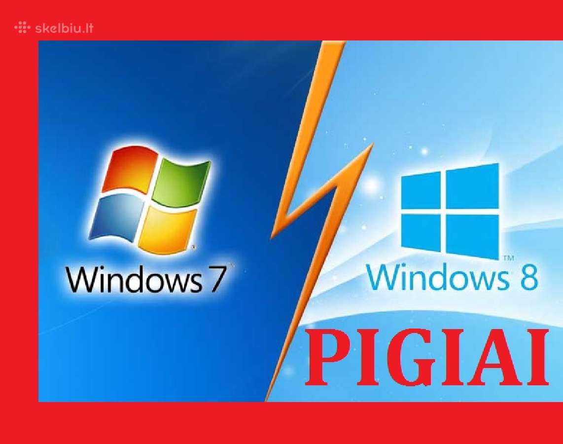 * Nebrangus Windows 11/10 instaliavimas Vilniuje *