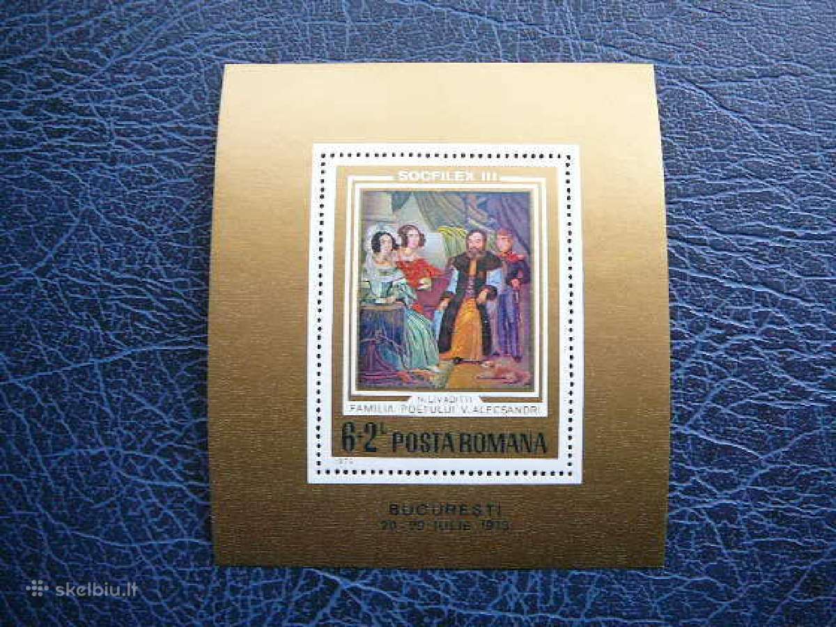 Daile Rumunija 1973 Mnh alb3133
