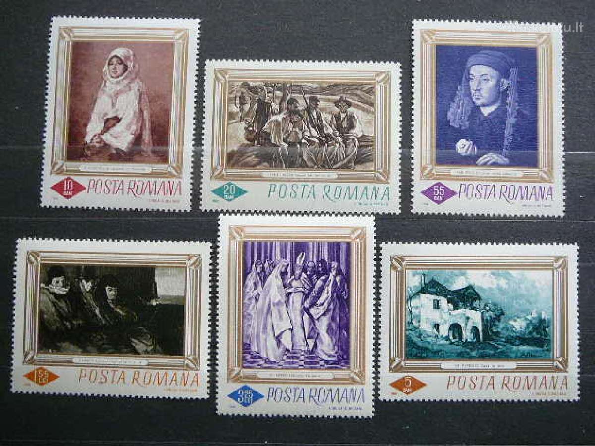 Daile Rumunija 1966 Mnh alb2519