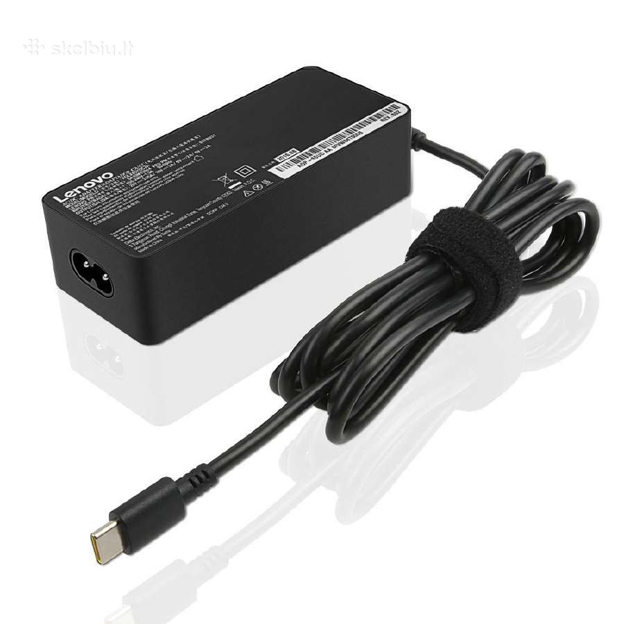 Lenovo Type C 65w pakrovėjai originalūs