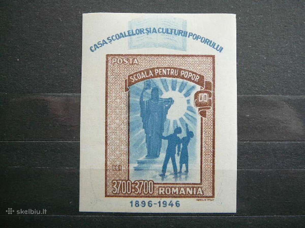 Mokykla Rumunija 1947 Mnh alb1047