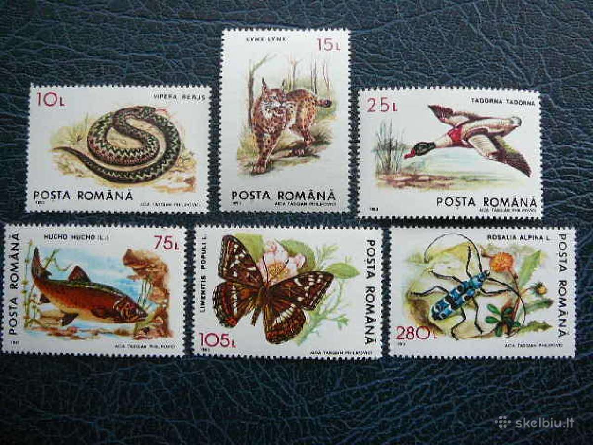 Fauna Rumunija 1993 Mnh alb4895
