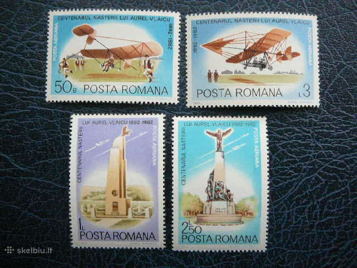 Lektuvai Rumunija 1982 Mnh alb3897