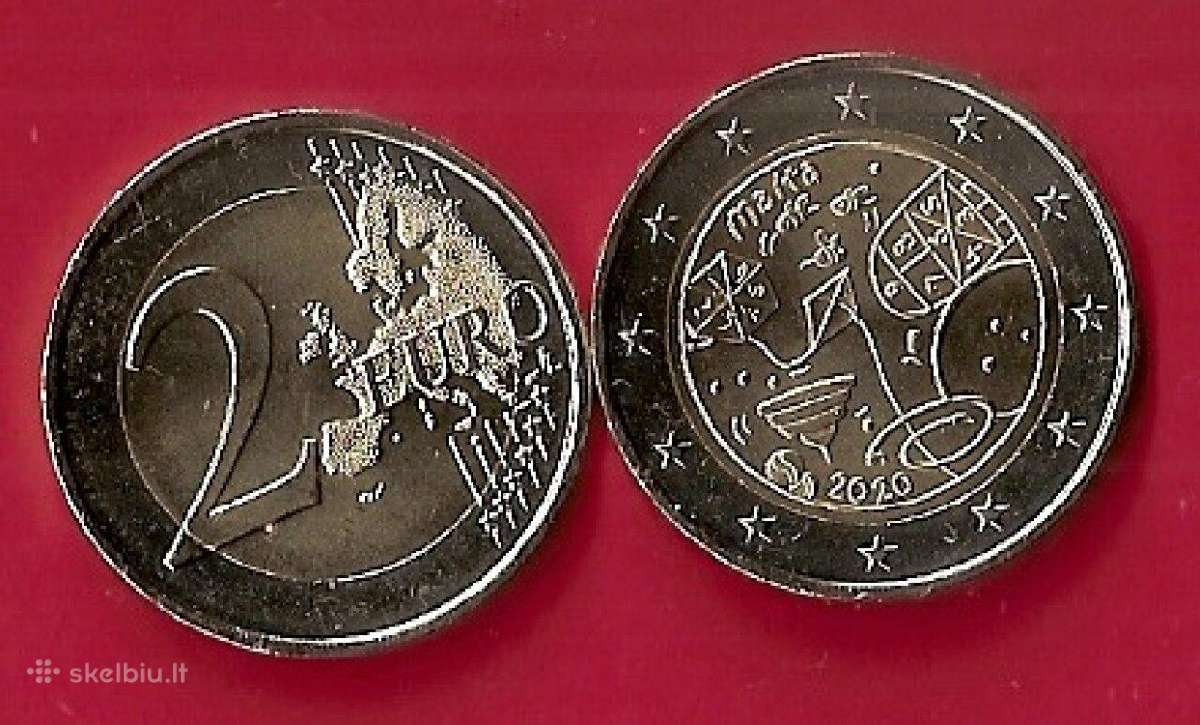Malta 2020m. 2 € "Žaidimai " Unc