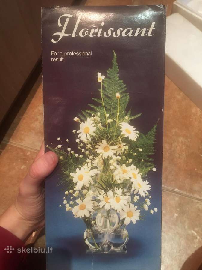 Senovinė unikali stiklinė vaza