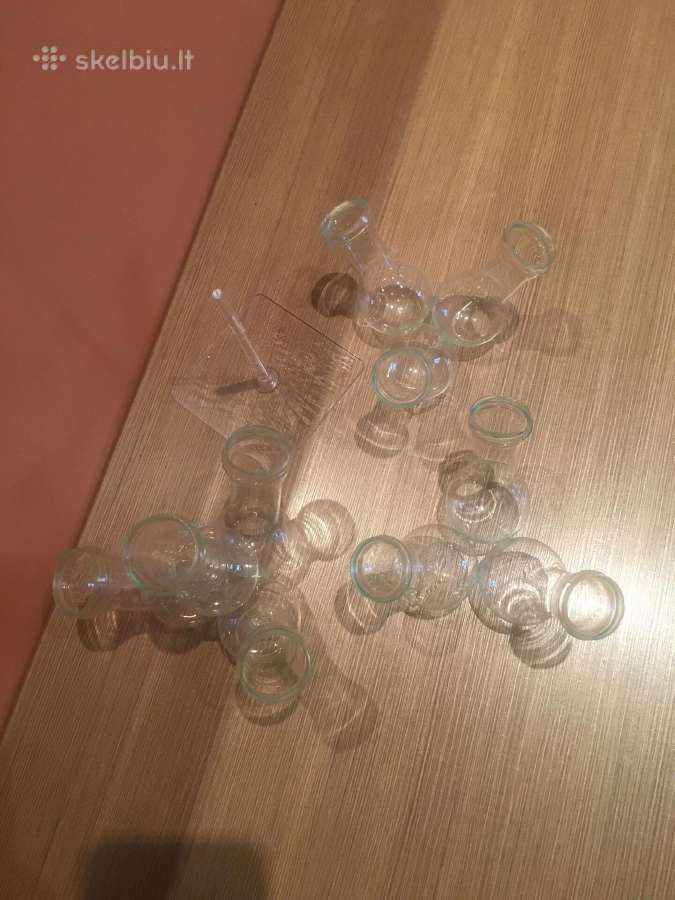Senovinė unikali stiklinė vaza - nuotraukos Nr. 5