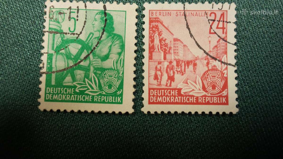 Vokietija (Ddr) 1953 m. - nuotraukos Nr. 3