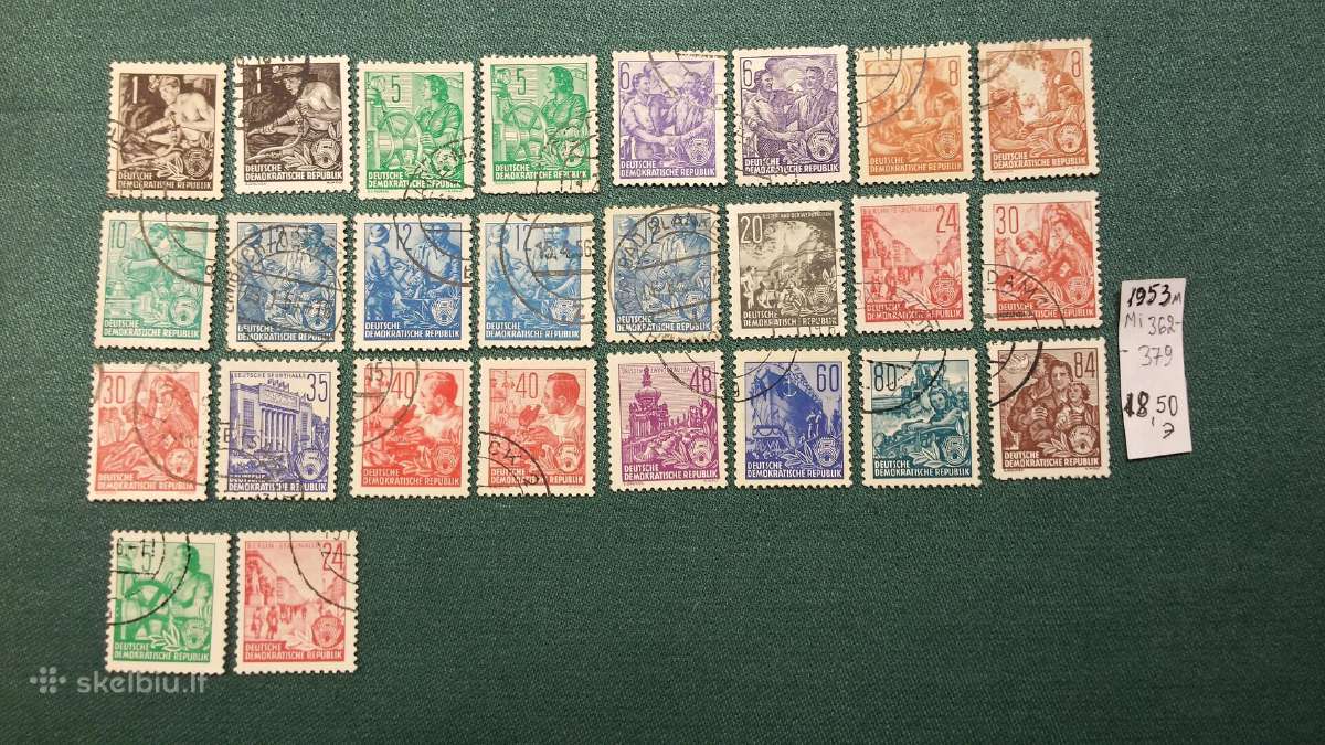 Vokietija (Ddr) 1953 m. - nuotraukos Nr. 7