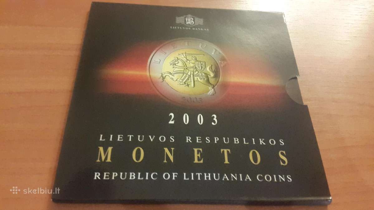 2003 m.lb litų ir centų rinkinys