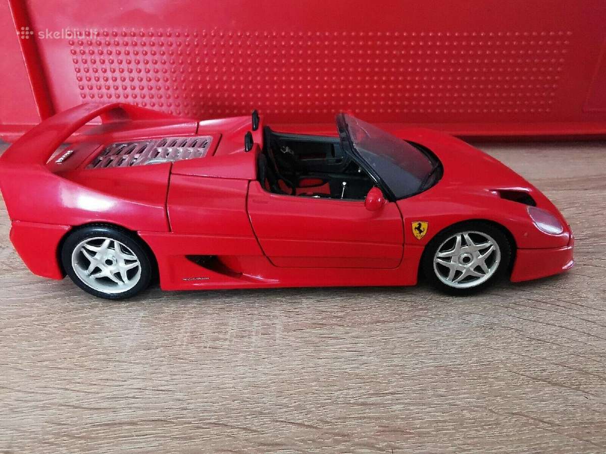 Ferrari F50 modelis 1:18 Modeliukas Itališkas - nuotraukos Nr. 7