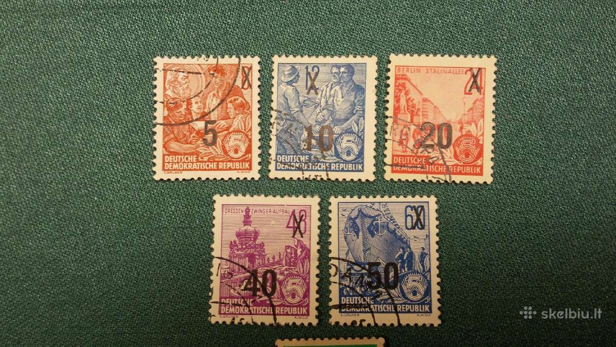 Vokietija (Ddr) 1954 m. - nuotraukos Nr. 2