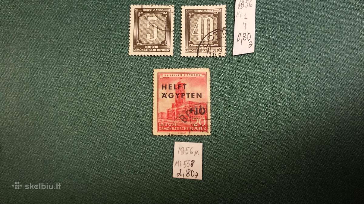 Vokietija (Ddr) 1956 m. - nuotraukos Nr. 2