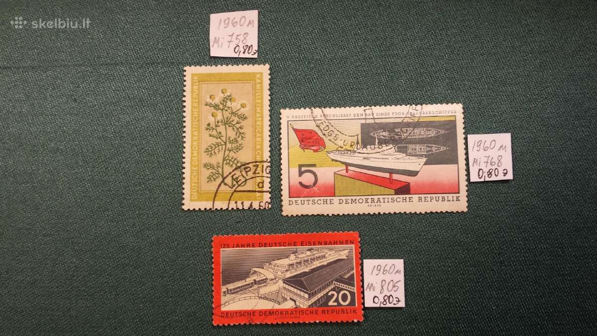 Vokietija (Ddr) 1960 m. - nuotraukos Nr. 2