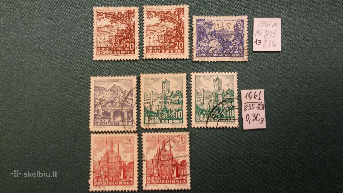 Vokietija (Ddr) 1961 m. - nuotraukos Nr. 2