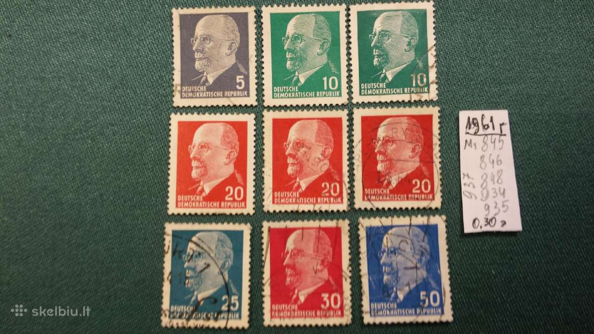 Vokietija (Ddr) 1961 m. - nuotraukos Nr. 2
