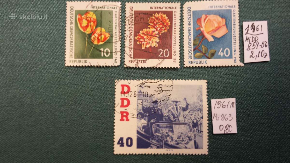 Vokietija (Ddr) 1961 m. - nuotraukos Nr. 2