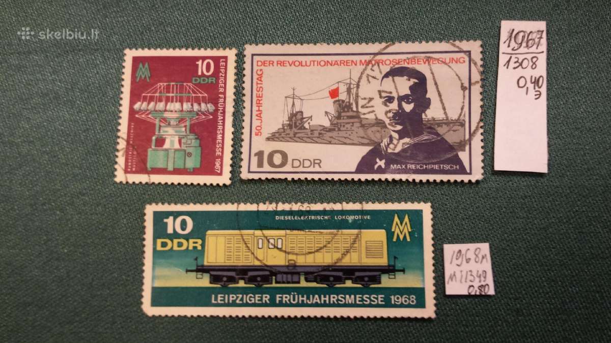Vokietija (Ddr) 1967 m. - nuotraukos Nr. 2