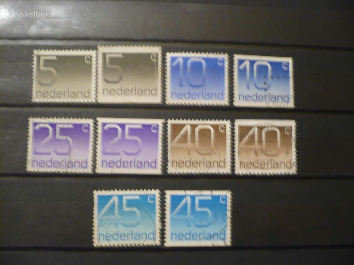 1976 -1982 skaitiniai antspaudai
