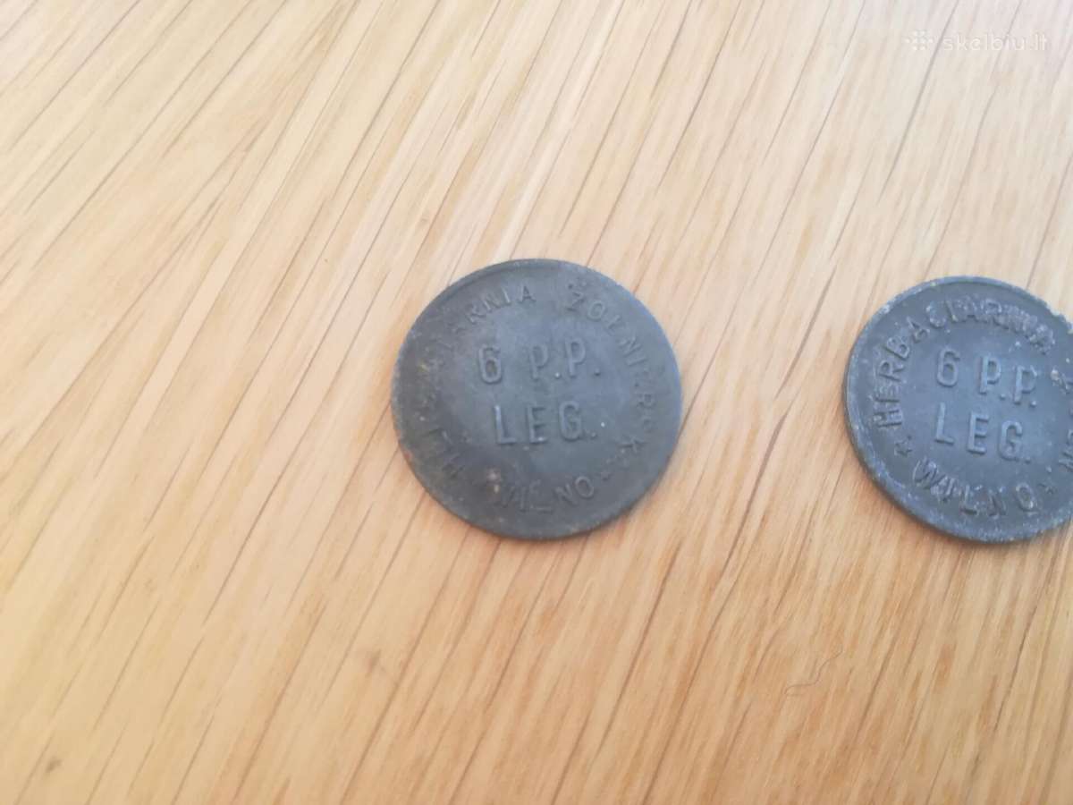 Wilno - 6 pulko pinigai 1919-1921 metai - nuotraukos Nr. 2