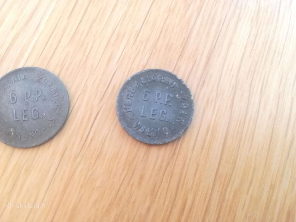 Wilno - 6 pulko pinigai 1919-1921 metai - nuotraukos Nr. 3