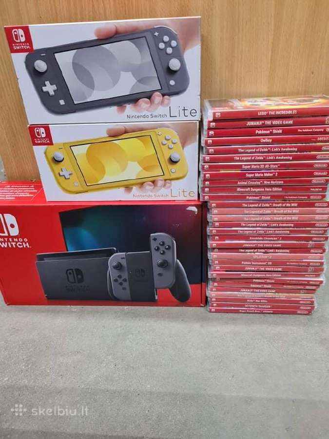 Nintendo switch ir daug žaidimų - nuotraukos Nr. 2