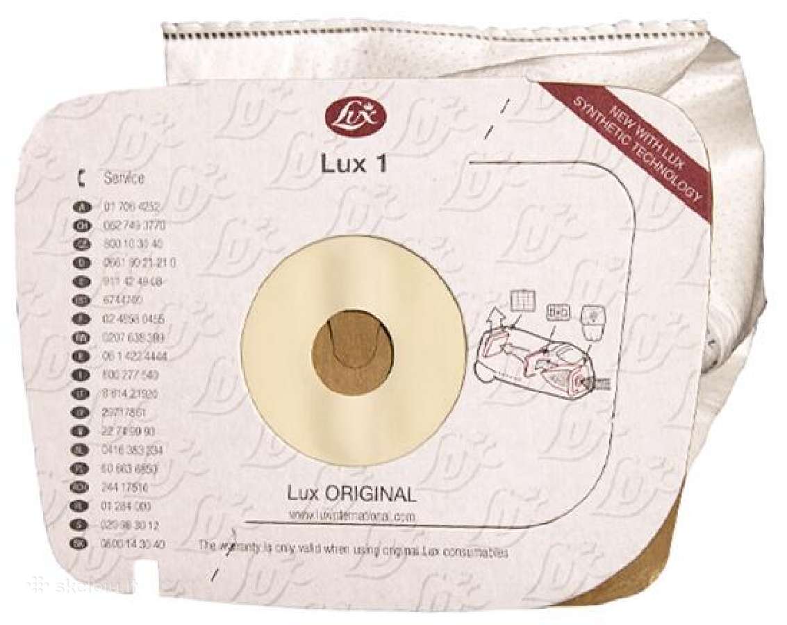 Originalūs Lux dulkių siurblio maišeliai, filtrai - nuotraukos Nr. 2