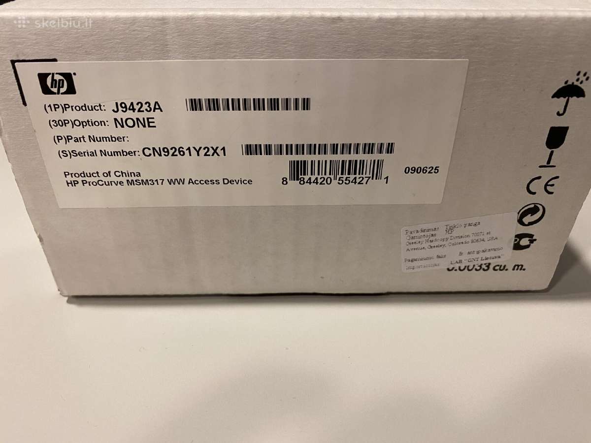 Hp Acsses point J9423a - nuotraukos Nr. 8