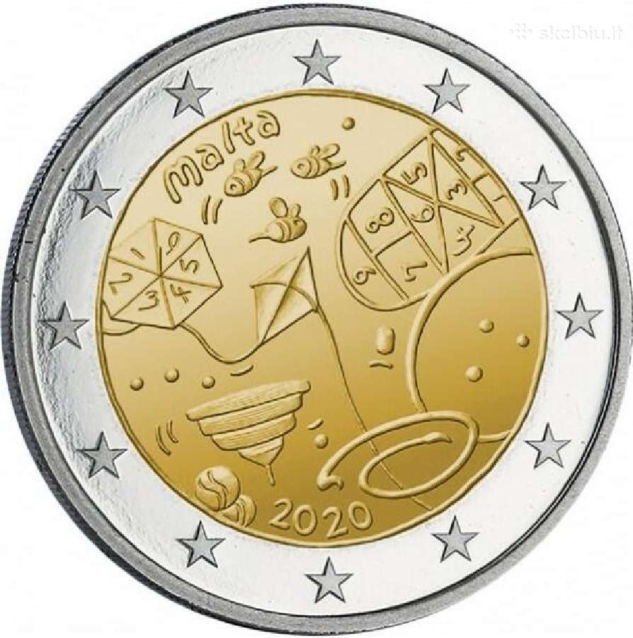 Maltos proginės euro monetos - nuotraukos Nr. 16