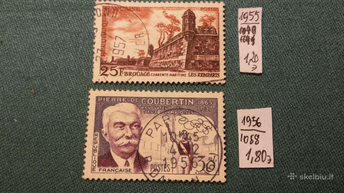 Francija 1955-56 m. - nuotraukos Nr. 2