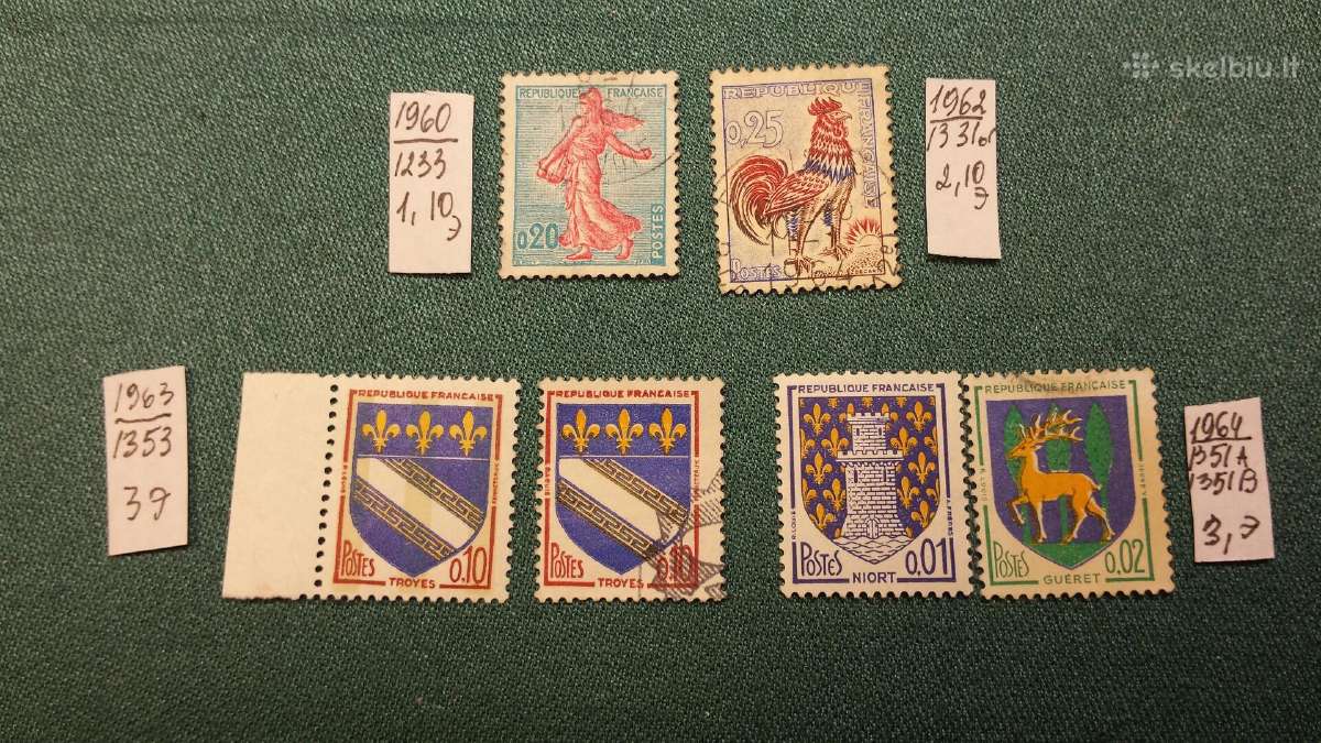 Francija 1960-64 m. - nuotraukos Nr. 2