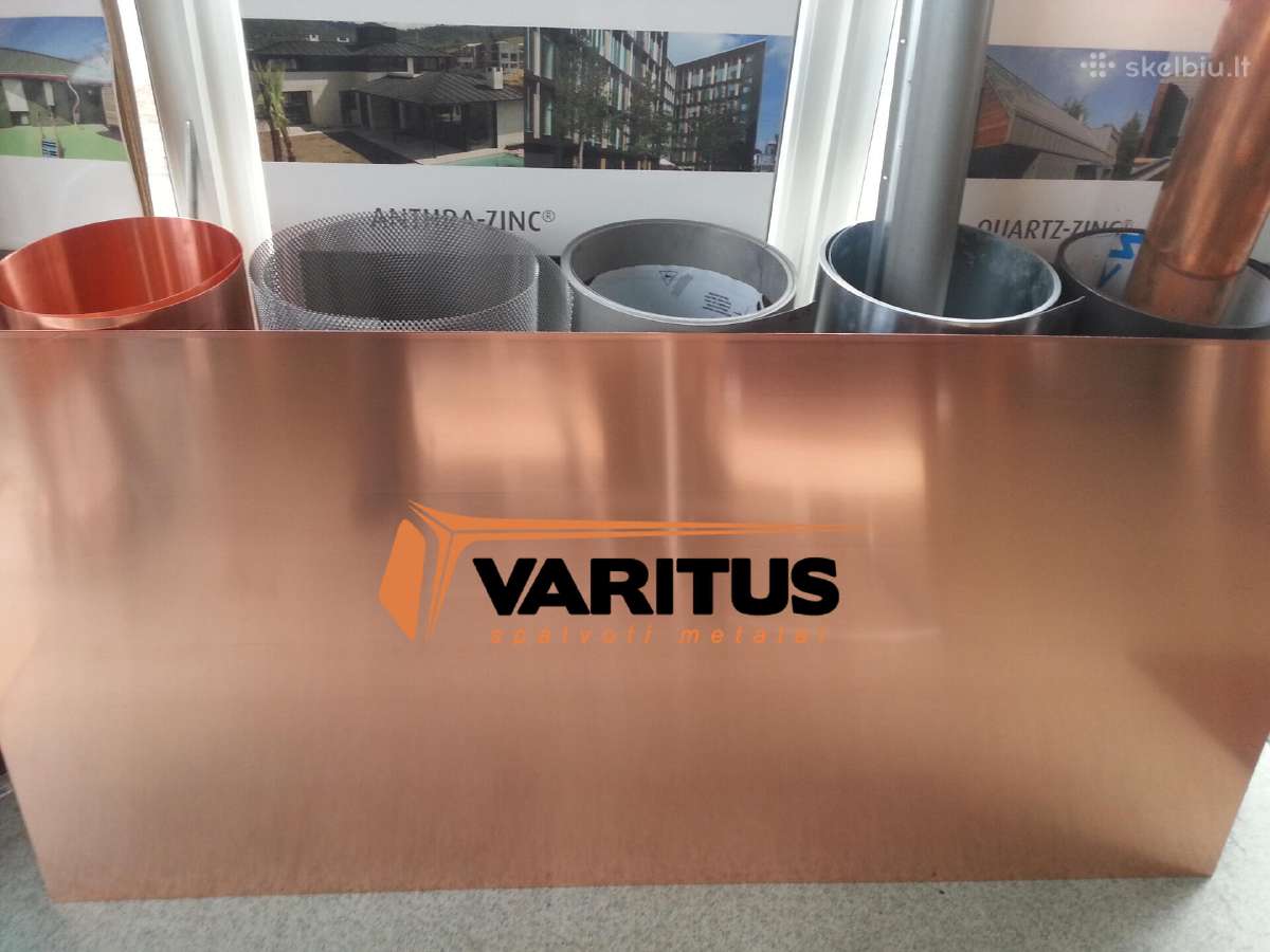 Varinė skarda rulonuose Varis Vario skarda Varinis - nuotraukos Nr. 3