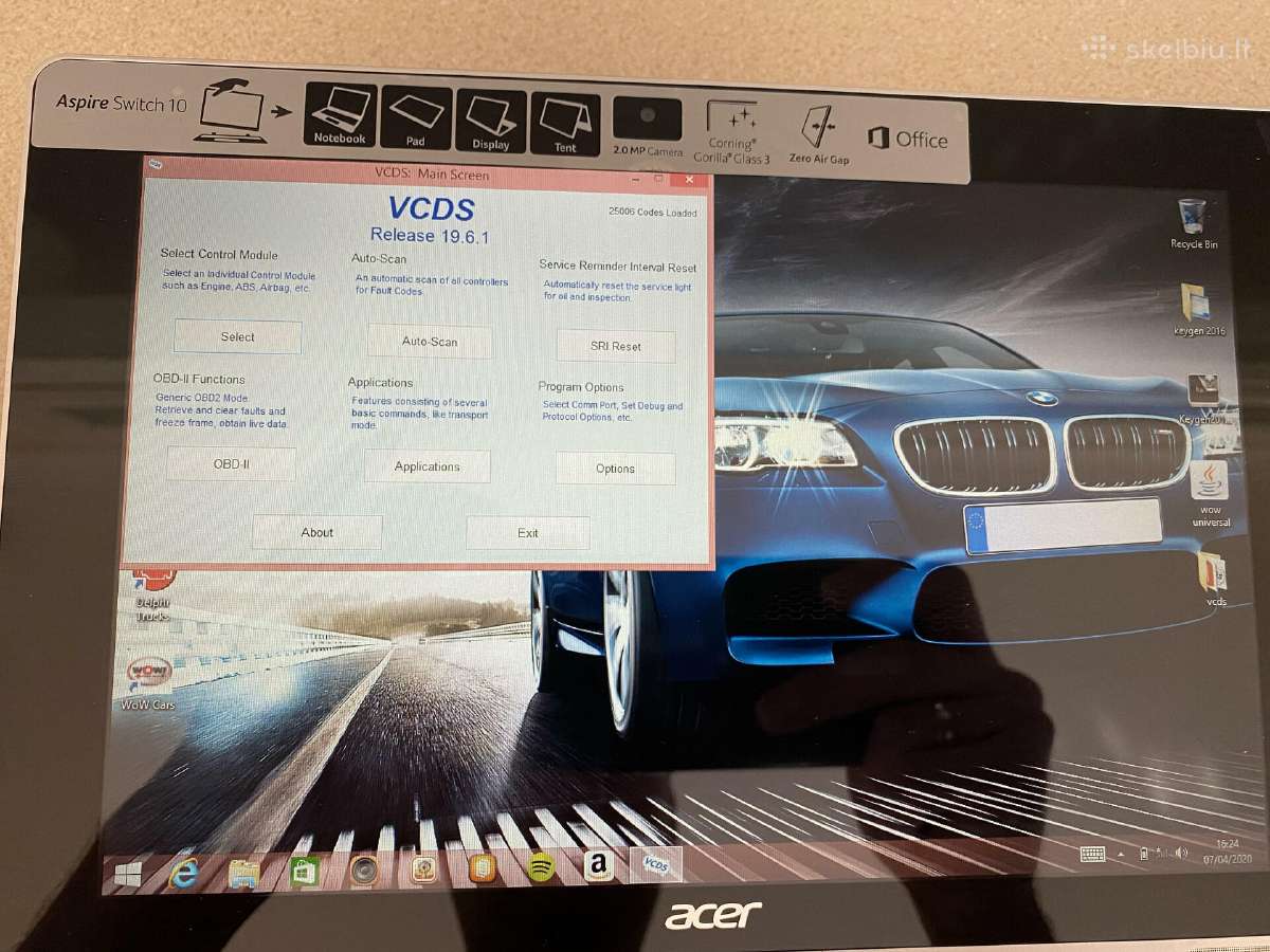 Delphi 2017 diagnostika+acer+vag com kabelis - nuotraukos Nr. 4