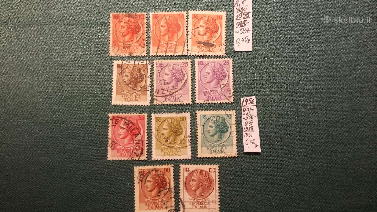 Italija 1955-58 m. - nuotraukos Nr. 2