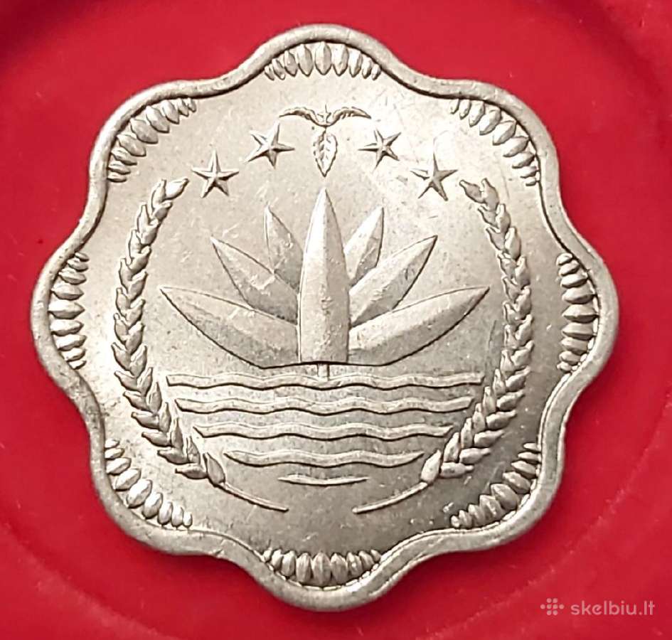 Bangladesch 10 Poisha 1974 Fao-serie: Traktor - nuotraukos Nr. 2