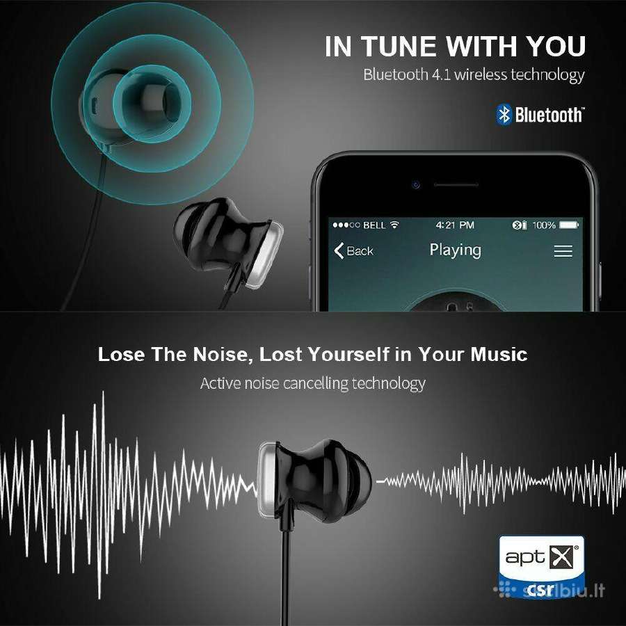 Cowin He8d Active Noise Cancelling Bluetooth - nuotraukos Nr. 6