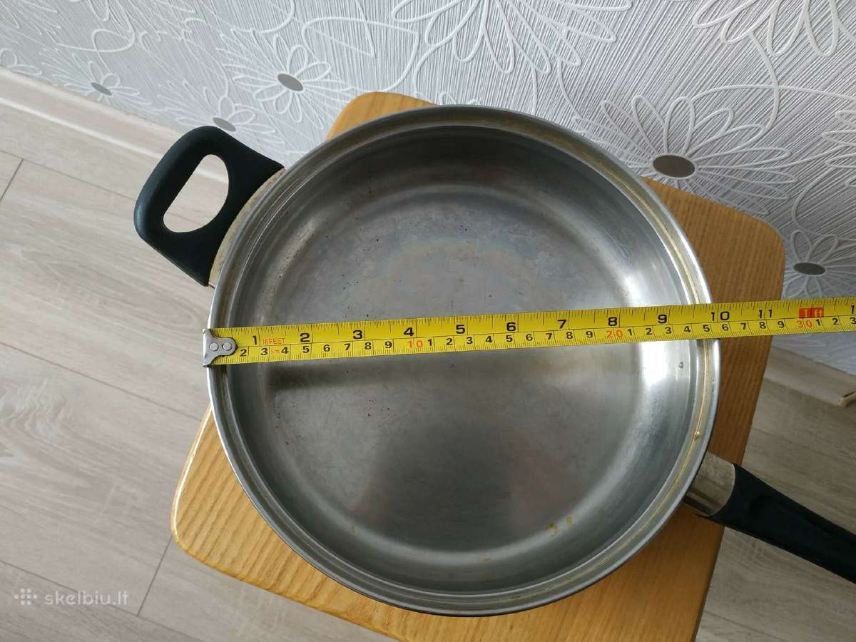 Vokiška nerūdijančio plieno keptuve troskintuvas - nuotraukos Nr. 4