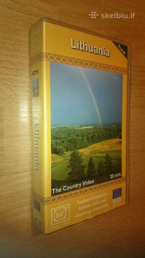 Pažintinis filmas apie Lietuvą vhs