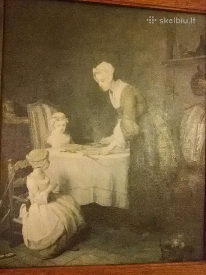 Paveikslą Le Bndicit Chardin "Malda prieš valgymą" - nuotraukos Nr. 9
