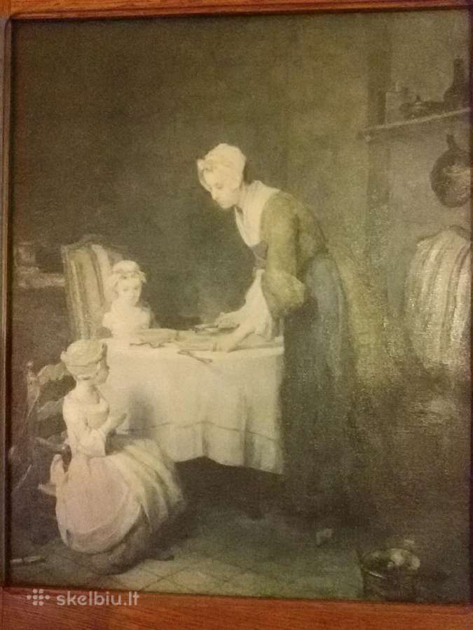 Paveikslą Le Bndicit Chardin "Malda prieš valgymą" - nuotraukos Nr. 10