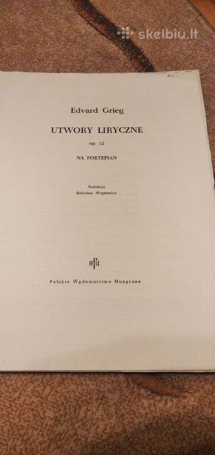 E.grygo pjesės fortepijonui