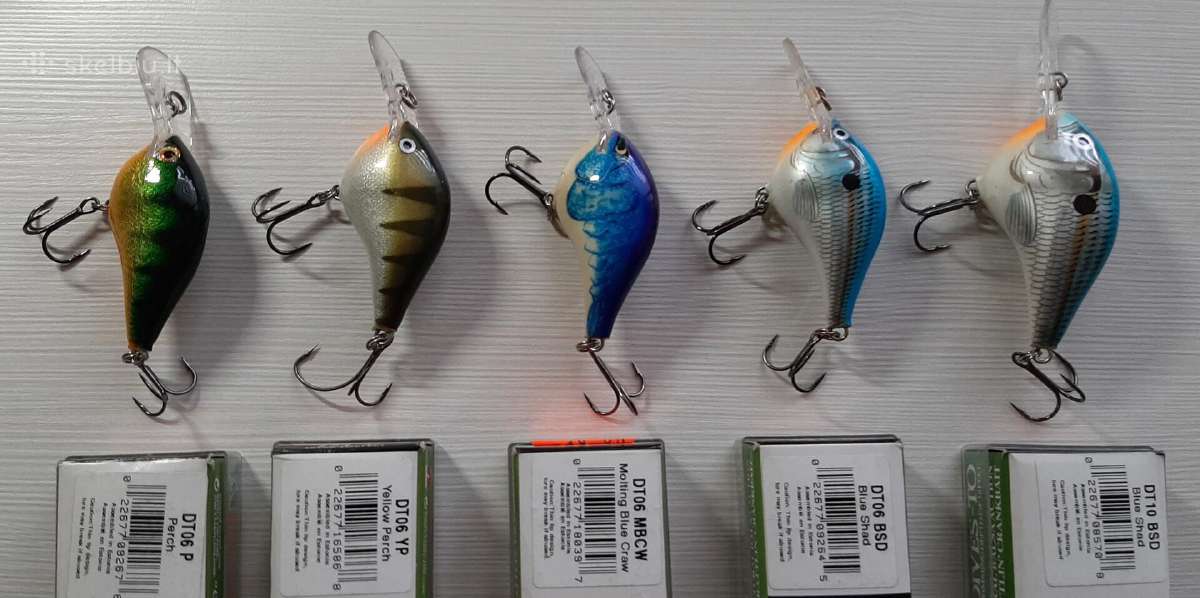 Rapala, Yo-zuri, Jackson, Deps, Bassday