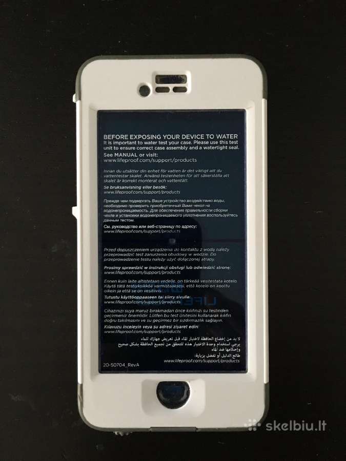 iPhone 6 atsparus vandeniui dėklas - nuotraukos Nr. 2