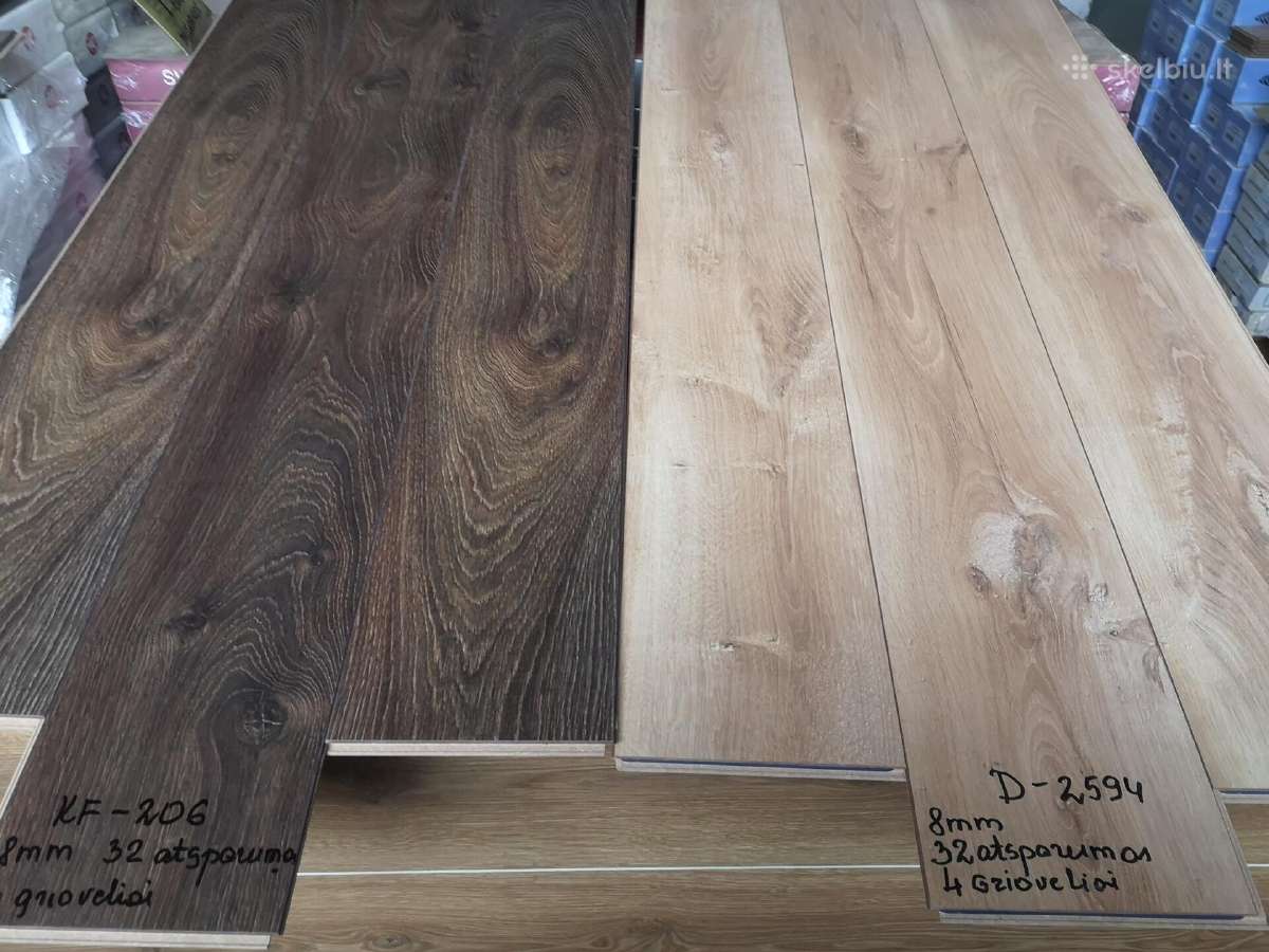 Laminatas, Viniline ir sienines dangos, paklotai - nuotraukos Nr. 18