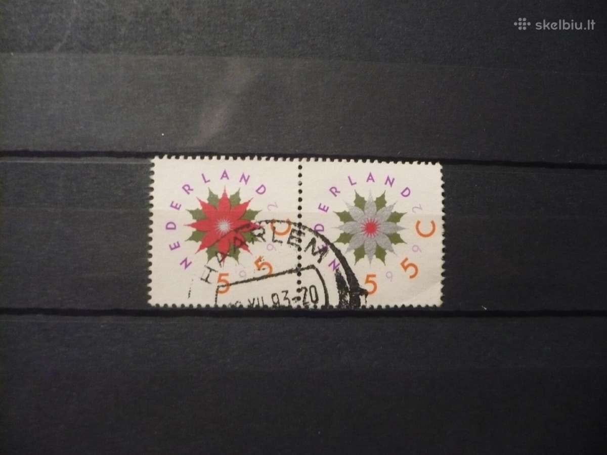 1992 m. Gruodžio pašto ženklai štampas
