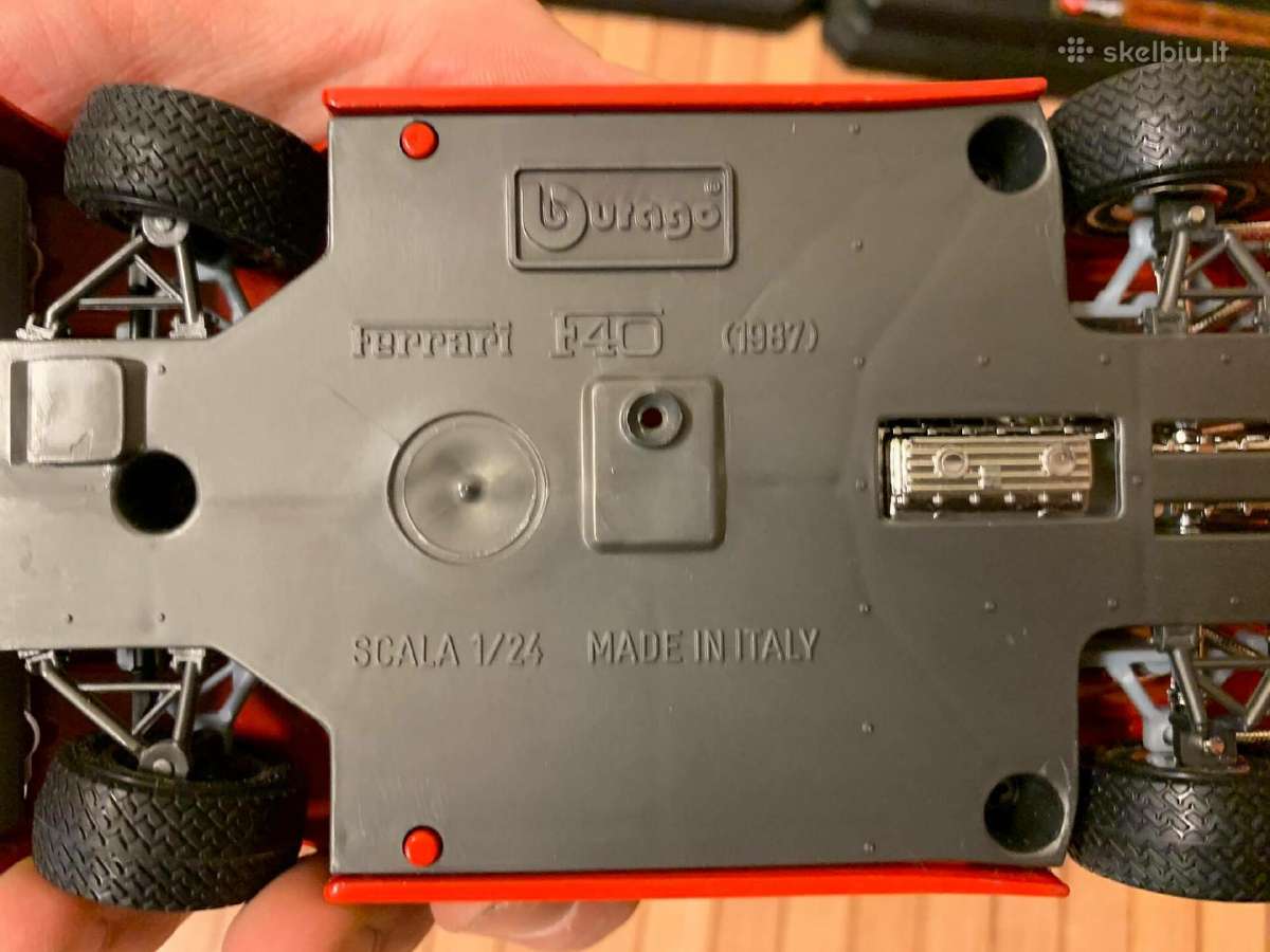 Modeliukai automodeliai 1:24 Ferrari Mercedes - nuotraukos Nr. 6