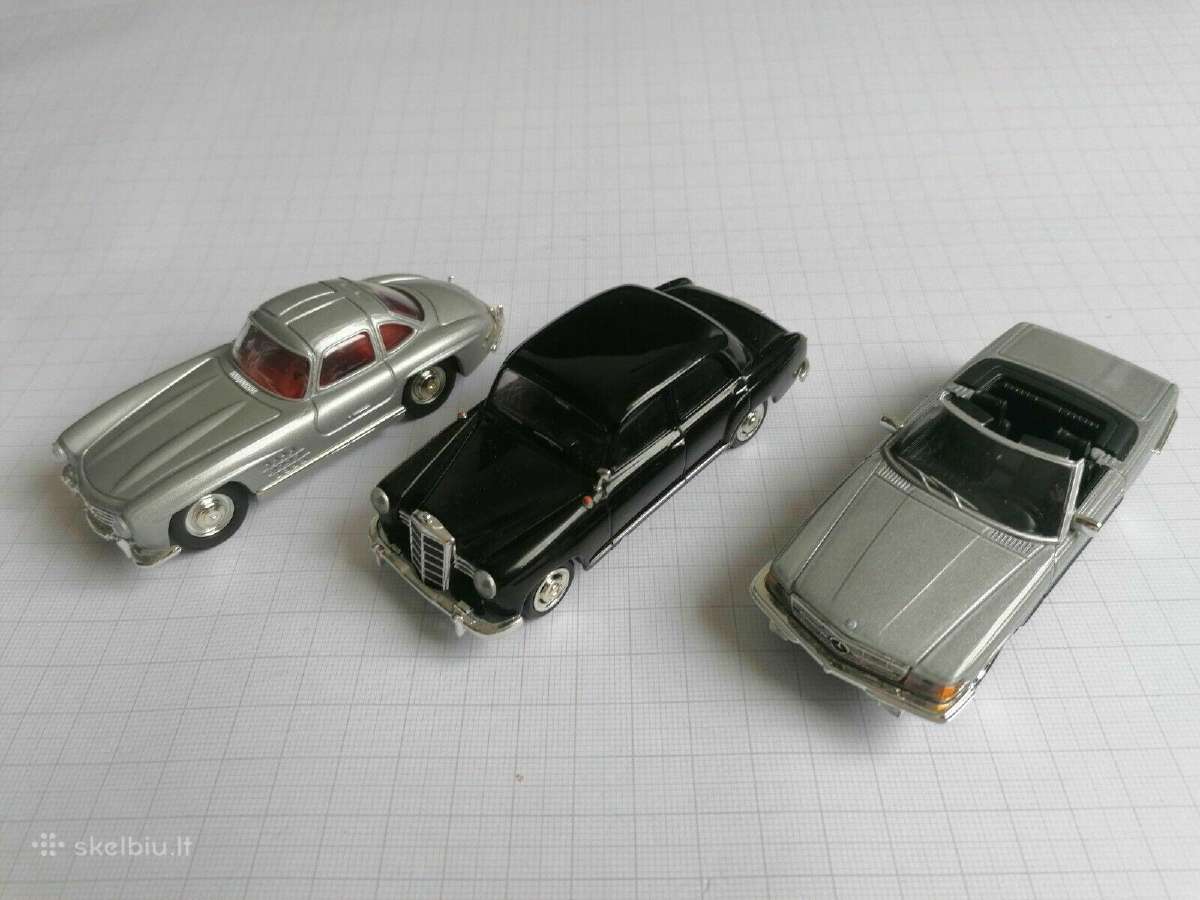 Mercedes 350sl 180 300sl modeliai automodeliai